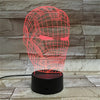 Iron Man (Helmet) 3D Illusion Lamp - Props and Collectibles