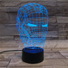 Iron Man (Helmet) 3D Illusion Lamp - Props and Collectibles