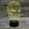 Iron Man (Helmet) 3D Illusion Lamp - Props and Collectibles