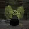 TIE Fighter 3D Illusion Lamp - Props and Collectibles