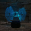 TIE Fighter 3D Illusion Lamp - Props and Collectibles