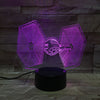 TIE Fighter 3D Illusion Lamp - Props and Collectibles