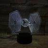 TIE Fighter 3D Illusion Lamp - Props and Collectibles