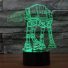AT-AT Walker 3D Illusion Lamp - Props and Collectibles