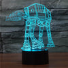 AT-AT Walker 3D Illusion Lamp - Props and Collectibles