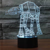 AT-AT Walker 3D Illusion Lamp - Props and Collectibles