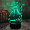 Baby Yoda 3D Illusion Lamp