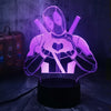 Deadpool Love 3D Illusion Lamp