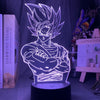 Goku Super Saiyan 3D Illusion Lamp