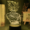 Goku Super Saiyan 3D Illusion Lamp