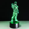 Iron Man, The Armoured Avenger 3D Illusion Lamp
