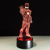 Iron Man, The Armoured Avenger 3D Illusion Lamp