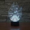 Millennium Falcon 3D Illusion Lamp - Props and Collectibles