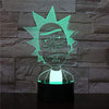 Rick Sanchez 3D Illusion Lamp