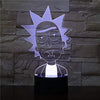 Rick Sanchez 3D Illusion Lamp
