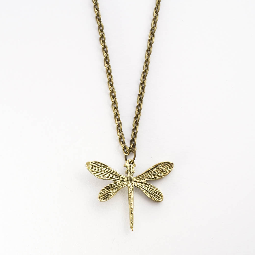 Vintage sales dragonfly necklace