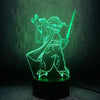 Yoda 3D Illusion Lamp