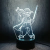 Yoda 3D Illusion Lamp